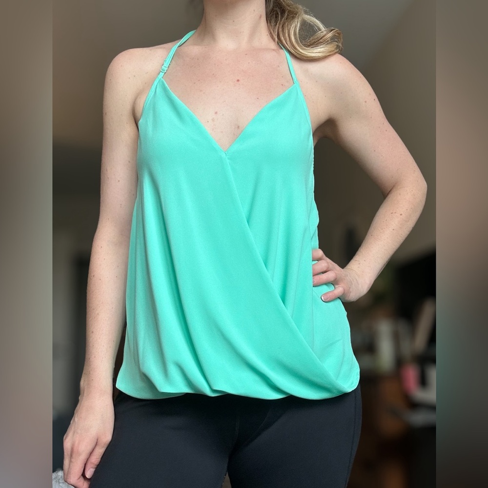 EIGHT SIXTY bluegreen blouse M